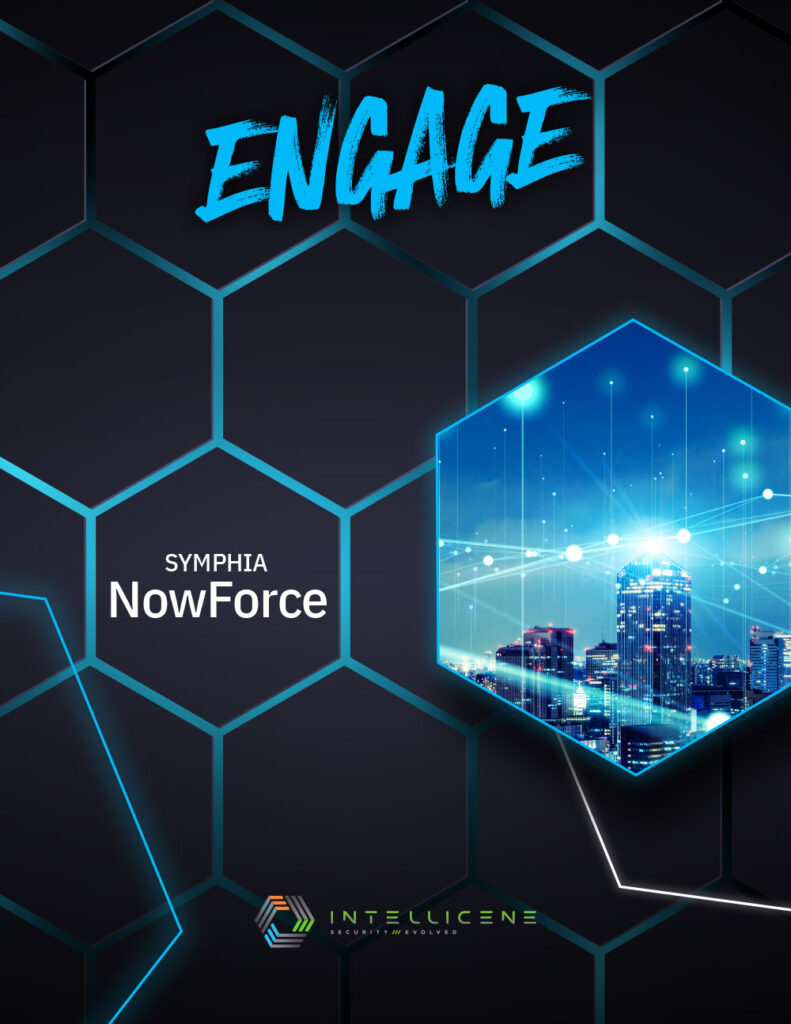 Cover of Symphia NowForce brochure.